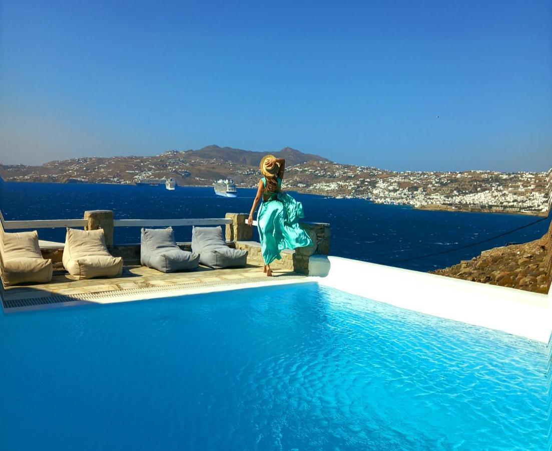 Mykonos Point Luxury Villas Mykonos Town Exterior foto